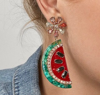 The “Sweet Watermelon” Earrings