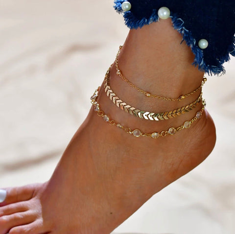 Sequin Anklet