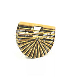 The “Dahli” Bamboo clutch