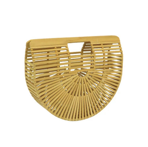 The “Dahli” Bamboo clutch